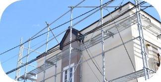 施工内容を説明する担当者