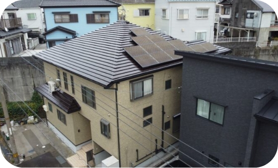 施工後の住宅外観