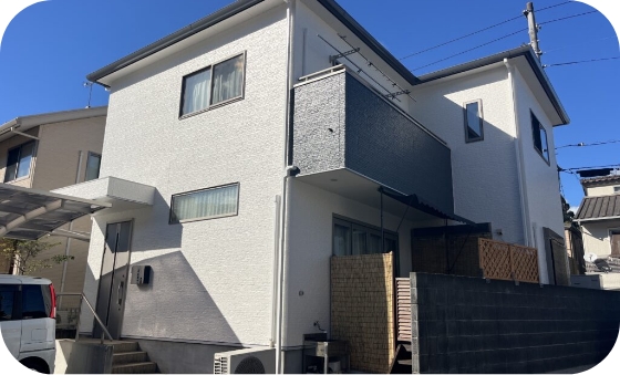 施工後の住宅外観