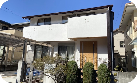 施工後の住宅外観