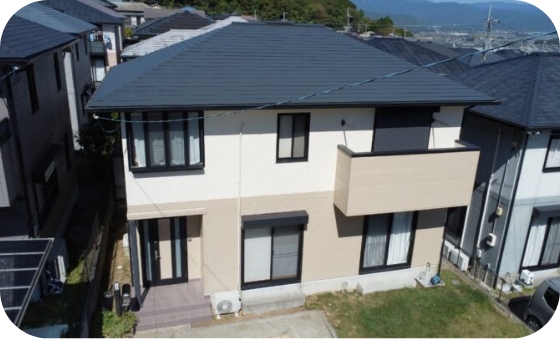 施工後の住宅外観