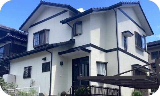 施工後の住宅外観