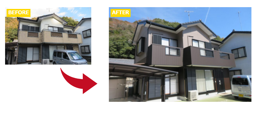 北村塗装店公式HP 施工事例の画像