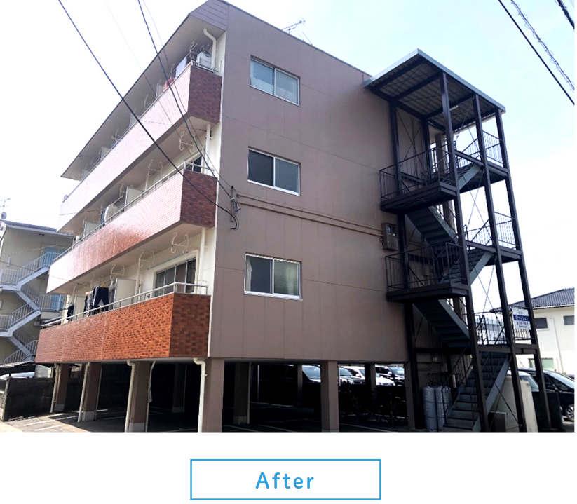 尾﨑塗装工業公式HP施工事例の画像